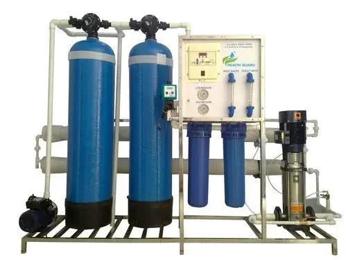 1000 LPH industrial RO plant with 4 membranes